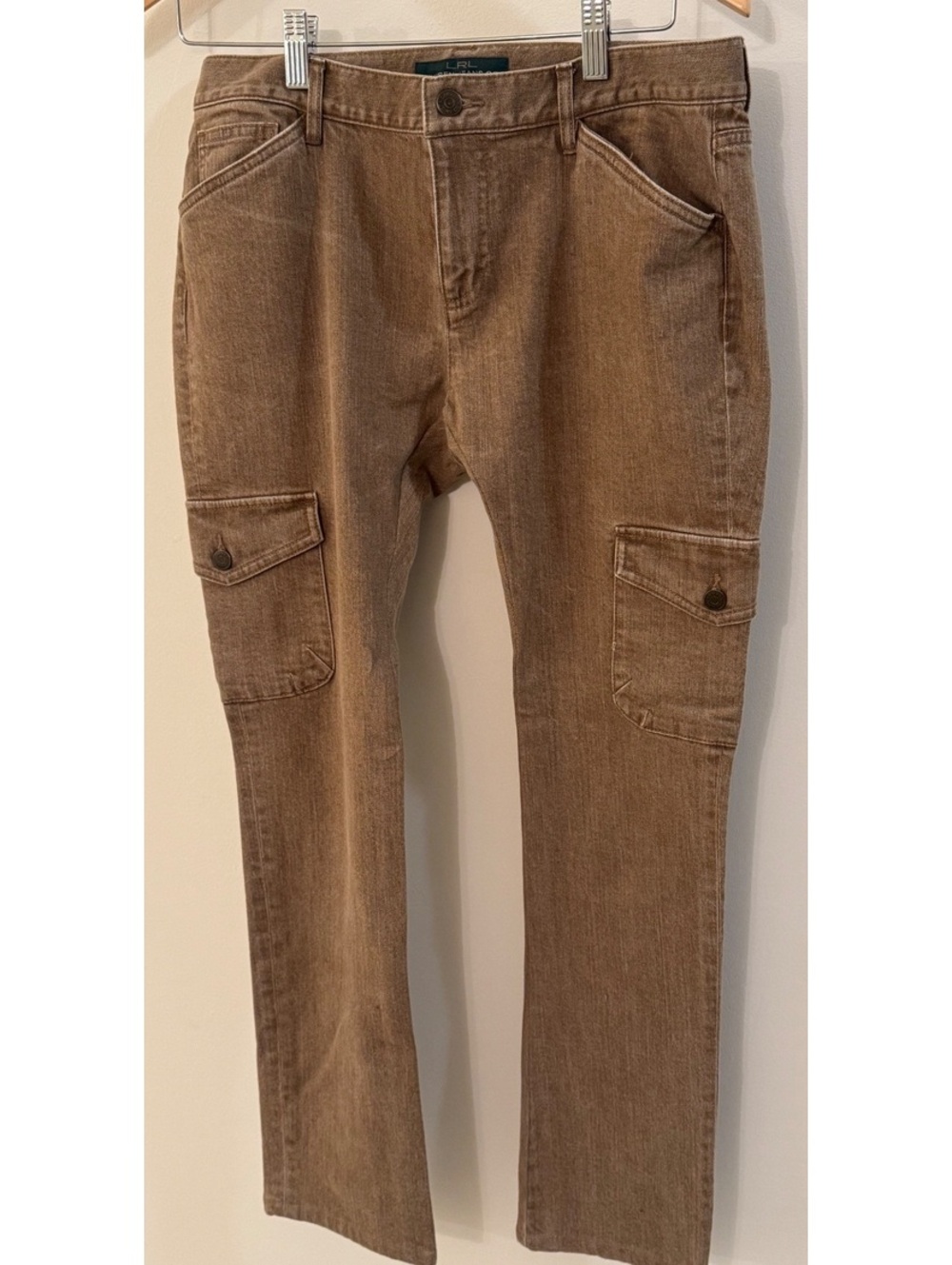 Lauren Jeans Co. Ralph Lauren Brown Cargo Pants Size 8